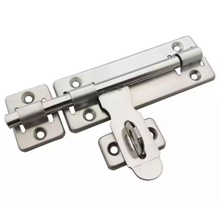 8 inches Stainless Steel  Door Buckle Latch High Quality Bolt Lock with Screw