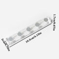 1Pcs Magnetic Nail Holder Practice Display Stand Acrylic Crystal Showing Shelf Nail Art Tool Colorful Nail Polish For Novice. 