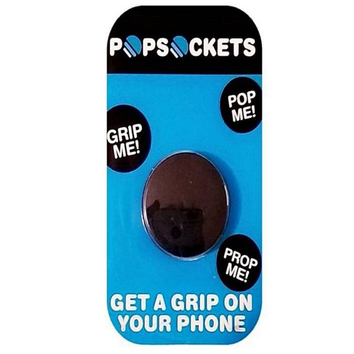 Universal Pop Socket For Mobiles / Tablets - Black