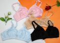 Flourish Pack of 04 Cotton Bra for women / PC cotton bra for Girls Women Ladies Girls Classy Multi colour Printed Bra Brief Blouse Brazier Brassier Undergarments Hot Bra Periods- Panties - Dress Abaya Girls bra Fashion. 