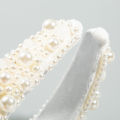Gypsophila Woman Pearl Hair Band Headband Pearl Padded Sponge Full Vintage Baroque. 
