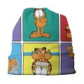 Garfields Cat Funny Meme Skullies Beanies Caps Cool Winter Warm Women Men Knit Hats Adult Unisex Cartoon Comic Bonnet Hats. 