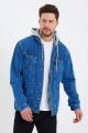 Mens Hooded Denim Jacket Home Shopping 5. 