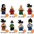 Son Goku Dragon Ball Minifigures Anime Series Vegeta Broli Building Blocks Toys for ldren Colour:XP052. 