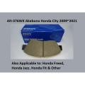 AKEBONO AN 376 WK / AN376WK Front Disc Brake Pad Set - FOR HONDA CITY AIR WAVE, HONDA CIVIC, HONDA FIT, HONDA FIT, FREED HONDA STREAM. 