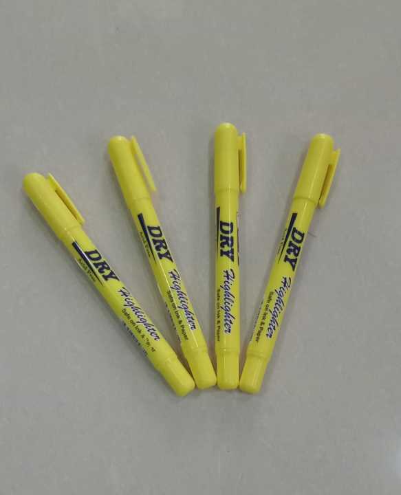Omega Dry Highlighter 4pcs set (Only Yellow Color)