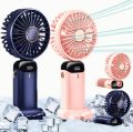 Mini Fan Rechargeable / Hand Fan Handheld Desktop USB Fan Electric Portable Mini Desk Fan for Kids - Rechargeable USB Battery - Handheld Fan with Adjustable Speed. 