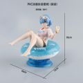Swimming ring series handmade decorations Irena Chuyin Rem desktop decoration anime beautiful girl car doll. 