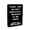 LED Light Up Peg Board Message Board With Alphabets. 