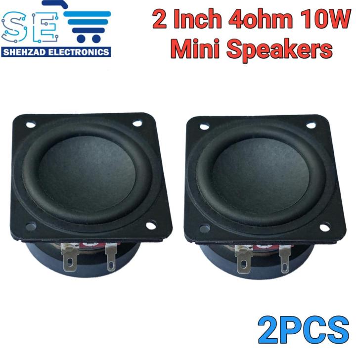 2PCS 2 Inch 4 ohm 10W Mini Speakers