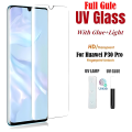 Huawei P30 Pro | P40 Pro | P40 Pro + | P50 Pro | P60 Pro | Premium UV Tempered Glass Screen Protector | Full Glue Original Quality. 
