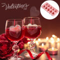 Easy Release Ice Pops Love Heart Silicone Ice Cube Tray Easy Release Chocolate Mold for Cocktails Whiskey Bpa Free Dishwasher Safe 10 Cavities Non-stick Popsicle Molds. 