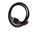 Warner Best Selling1.2 Meter Micro USB 3.0 Fast Charging + Data Cable For Samsung / HTC /  Infinix / Xiaomi / Oppo / Huawei / Nokia / Lenovo / Android Phones - Black & Red. 