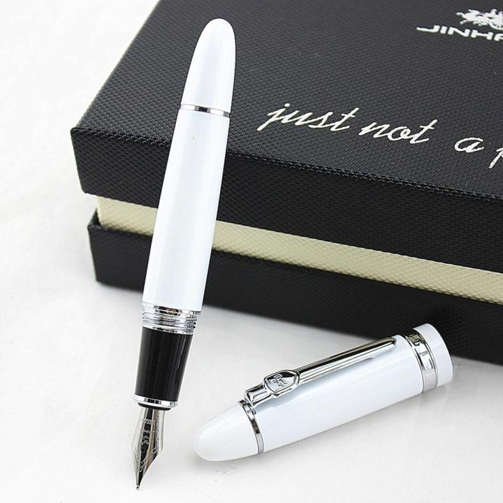 JINHAO 159 Broad 18KGP 0.5mm Nib Fountain Pen white colours Fashion pens