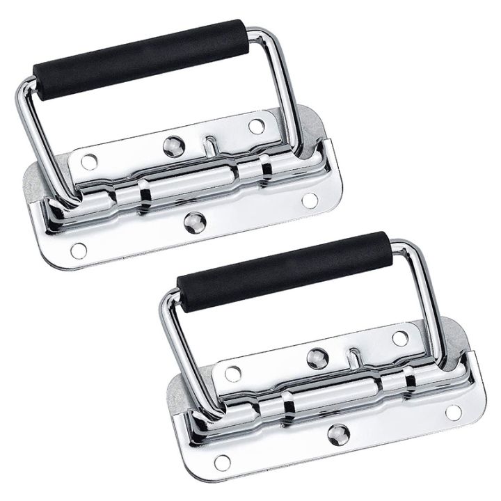 2Pcs Stainless Steel Spring Handle Prop Box Tool Aluminum Box Handle