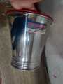Mirror Finishing Bucket Balti With Lid 10 Liters Stainless Steel. 