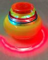 New Flash Luminous Spinning Top Toy for Kids - Colorful LED Gyroscope with Ejection Mechanism, UFO Flashing Lights & Music Spin Toy with Launcher - Lato Laatoo Lattu lattoo latoo latto - Pack of 1 MultiColor. 