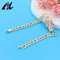 Cuban China Jewellery Factory 14k Oro Laminado Jewelry San Judas Tadeo Bracelet For Men Women. 