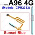 Fingerprint Sensor Flex Cable For OPPO A92 A92S A96 A98 4G 5G Side On OFF Power Buttons Touch Sensor FingerPrint Flex Ribbon. 