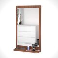 PAKWOOD Ravishing Square Wall Hanging Dressing Mirrors with Shelf. 