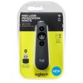 Logitech R500 Laser Presentation Remote Clicker – Dual Connectivity Bluetooth & USB, Wireless Presenter with Red Laser Pointer for PowerPoint, Keynote, Google Slides, Laptop, PC, Classroom, Office, Meetings & Professional Presentations. 