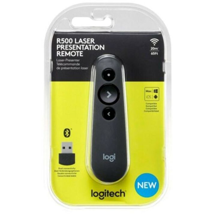 Logitech%20R500%20Laser%20Presentation%20Remote%20Clicker%20%E2%80%93%20Dual%20Connectivity%20Bluetooth%20&%20USB,%20Wireless%20Presenter%20with%20Red%20Laser%20Pointer%20for%20PowerPoint,%20Keynote,%20Google%20Slides,%20Laptop,%20PC,%20Classroom,%20Office,%20Meetings%20&%20Professional%20Presentations%20-%20Image%208