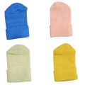 3 Pcs - - Kids Mix Color & Design Cap ( 0 Month To 24 Month ) Head Caps hat For Baby Girls Boys Newborn Babies Woolen Winter and Cotton Wool Summer Multicolor New Born Hats ( 0 Month To 1 - 2 Years ) Warm Beanie Knitted Caps Beanies. 