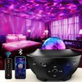 Starry Night Light Projector,3 in 1 Galaxy Light Projector LED Ocean Wave Nebula Clouds with Remote Control, Bluetooth Speaker, Star Light for Nursery, Baby, Ceiling, Bedroom Birthday Party Wedding. 