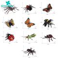 Spider Toy for Children Halloween Spider Model Ornament Simulation Plastic Figurine Kids Toy Desktop Garden Tricky Gift Spider Decoration for Home. 