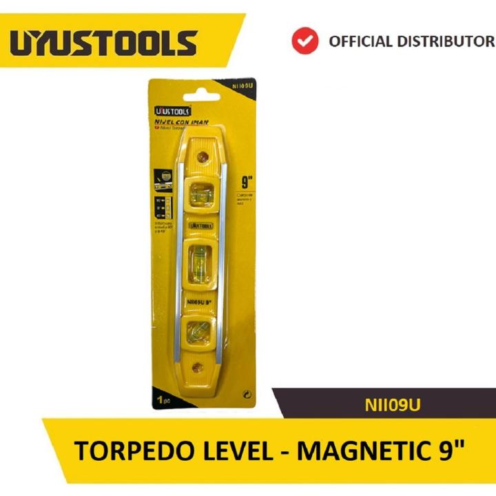 UYUSTOOL NII09U TORPEDO LEVEL MAGNETIC 9 INCH