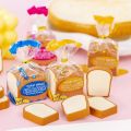 4PCS/Set Cute Toast Bread Eraser Stationery Baked Bread Rubber Pencil Children's Laughter Articles Gift Award. 