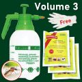 Mosquito Spray Bottle 2Ltr (Imported) + 2 LMBDA Large Sachet Original Fresh Stock. 