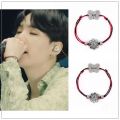 Kpop BTS SUGA Same Style Butterfly Hope Bracelet Min Yoon Gi Cosmos Charity Hand Strap Couple Holiday Gift. 