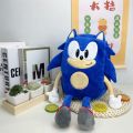 Sonic Sonic Backpack Plush Toy Super Sound Mouse Hedgehog Sonic Cartoon Plush Doll Children's Bag. 