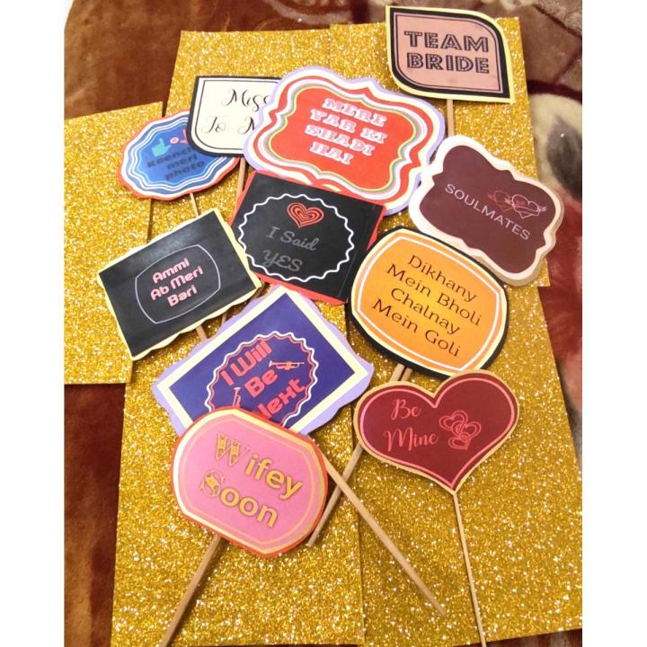 bridal shower Mehndi engagement prop, wedding prop,  cake topper , Photo Booth Prop for girls, Weddings, Parties, New Year, Birthdays, Marriage, Bridal Shower, Baby Shower Engagement, Mehendi, Baraat, Walima All Festive Events
