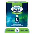 MiMi Papa Adult Diaper Economy Pack  - Size Large - 10 Pcs. 