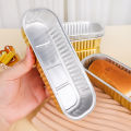 5/10Pcs Rectangular Tinfoil Tray Disposable Aluminum Foil Container Waterproof And Oil-proof Bakeware Set Without Lid For Grill Cooking Tool. 
