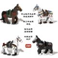 Lego Like The War Horse Building Blocks Middle Age Three Kingdoms 1580-1583 model. 