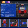Kids Watches LED Digital Children Cartoon Sports Watches Robot Boys Detachable Transformers 3D Toy Design 1095. 