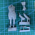 Wilder 1/35 resin soldier model World War II military theme Soviet tank infantry GK white model figure 865. 