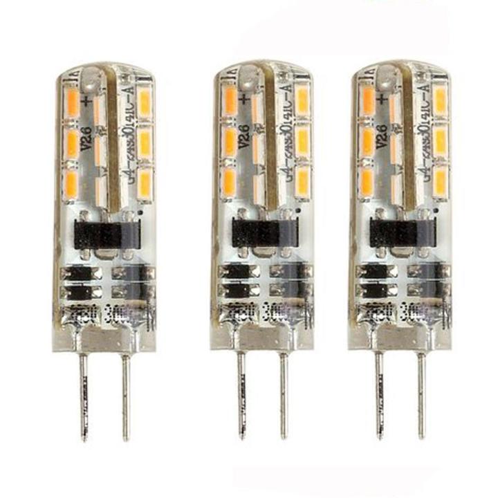 Mengjay G4 LED Leuchtmittel – 10 Stück, 2,5W, Warmweiß, 12V AC/DC