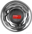 stainless steel plate/parat 06 pieces size 09 inches. 