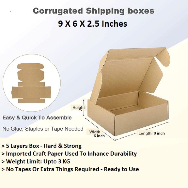 Packing%20Box%20Size%209%20*%206%20*%202.5%20Inch%20-%20Bundle%20of%2020%20Boxes%20-%20Corrugated%20Packaging%20Boxes%203%20Ply%20-%20Image%202