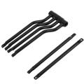 Suuonee Motorcycle Luggage Racks, universal Motorcycle Stainless Steel Refit Saddlebag Side Support Bar Bracket Replacement Kit UK IMPORT. 