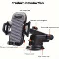 Universal 360° Car Phone Holder Mount | Dashboard & Windshield Stand for All Smartphones | Strong Suction. 