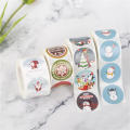 500pcs/roll Merry Christmas Stickers 500pcs Animals Snowman Trees Decorative Stickers Navida Wrapping Gift Box Label Christmas Tags. 