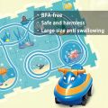 Railcar Puzzle Montessori Kids Toy 15 Pcs Magnetic Electric Racing Car Track Traffic Game DIY Assembly Electric Toddler Puzzle Track Set with Vehicle, Battery Powered Toy Vehicle and Puzzle Board, Railcar Building Toys Best Education Toy For Gift Age 3+. 