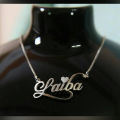 Right Choice 18K Silver Plated Personalized/Customized/Name necklace For Men/Women/Boy/Girl-Custom necklace-Name Necklace-Gift Item-New Arrival 74142-pk. 