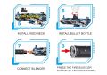 M416 Gel Blaster Rechargeable Electric Machine Toy Gun With 1000 Pcs Gel Balls - Electric Gel Blaster Glock Gun Toy Automatic Rechargeable Toy gun Electric Shooting Children Beads Balls Gel Ball Splatter Ball Blaster Orbeez Toy Gun For Kids Indoor Outdoor. 