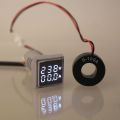 LED Display Voltmeter 22mm AD112-22FVA Square Voltage Current Indicator Digital Dual Display Volt Voltage Tester Meter Parts. 